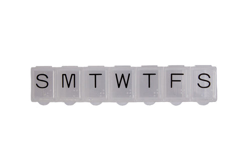 Inspired by Dawn Style Rx Weekly Pill Box Refill Exterior View