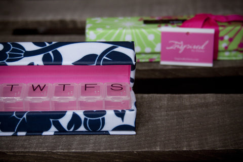 The Style Rx designer pill box case gift bundle makes the perfect gift for the women - from pregnancy, to parenthood and beyond - on your gift list.